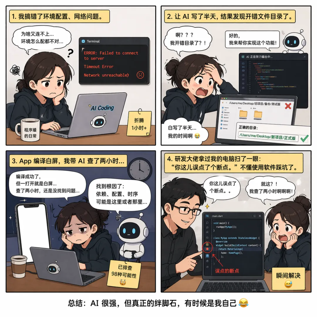 完全不懂编程的我们,通过 Vibe coding 重写了一个 App(感受篇)